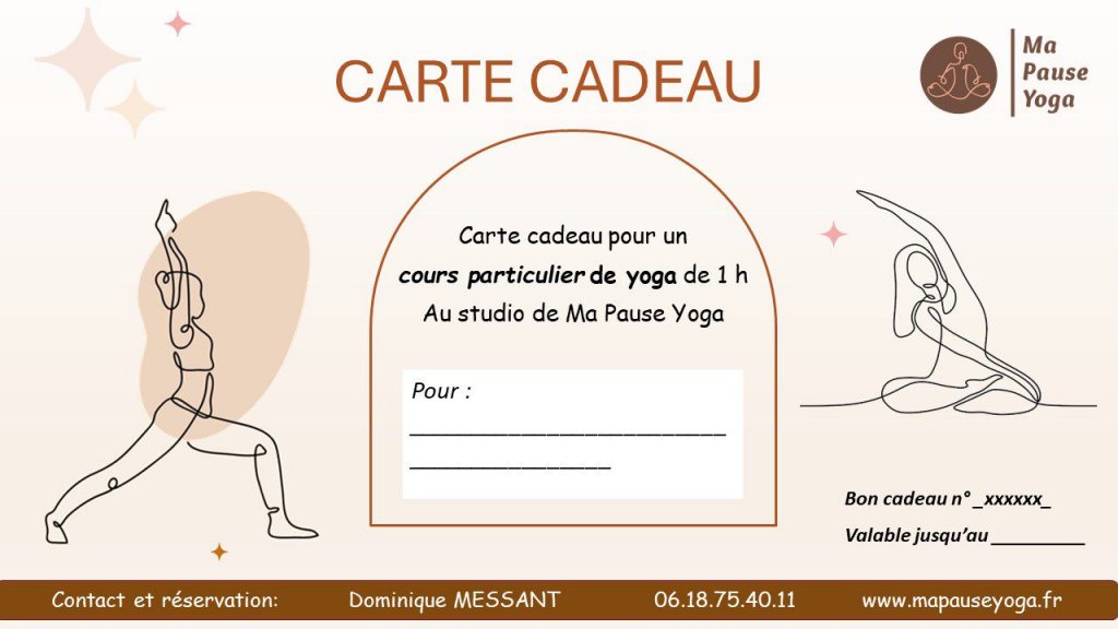 offrir un cours de yoga saint jean de losne